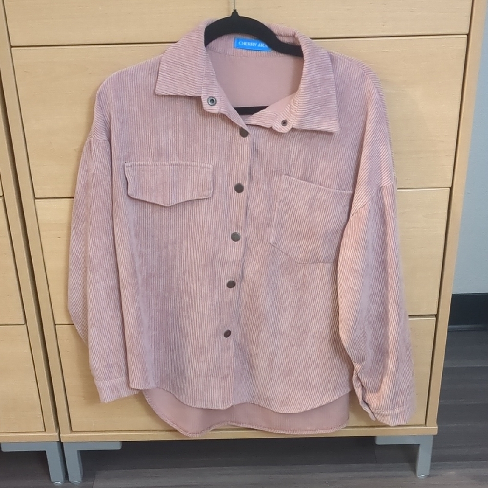 Cherry AKA Pink Corduroy Shirt